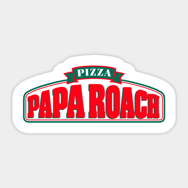 Papa Roach Pizza Sticker by camerabob1